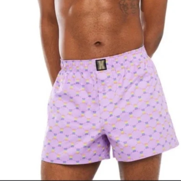 Savage X Fenty Men’s Boxer Shorts Rainbow Geometric Print – Size L - Picture 1 of 4